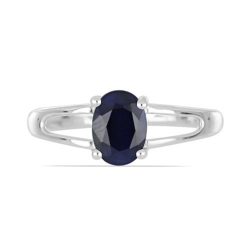 REAL AFRICAN AMETHYST GEMSTONE RING IN STERLING SILVER
